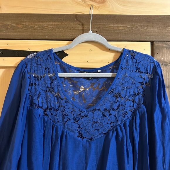 Beautiful blue shift dress - Picture 2 of 4